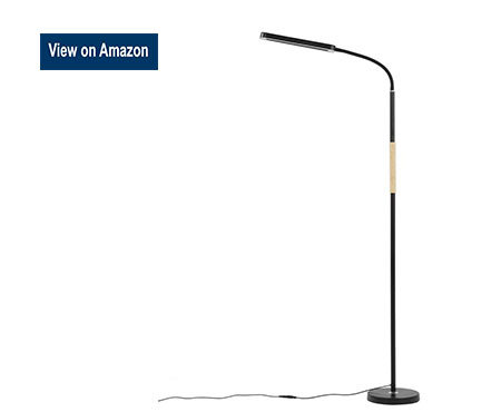 Akozon 8W Modern Touch LED Light Adjustable Brightness Standing Light