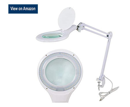 SUPER DEAL PRO Daylight Desk Table Magnifying Clamp Lamp