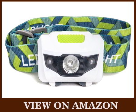 LED flashlight water and shock resistant headlamp