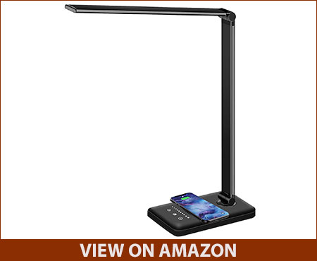 MCHATTE LED Desk Lamp with Wireless Charger Touch Control