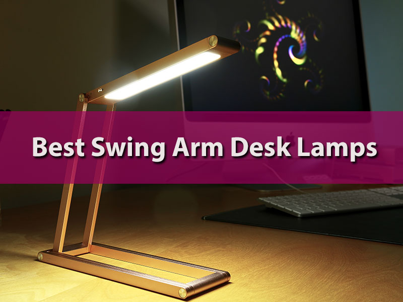 AmazLit Desk Lamp With Clamp, Eye-Care Swing Arm Desk Lamp